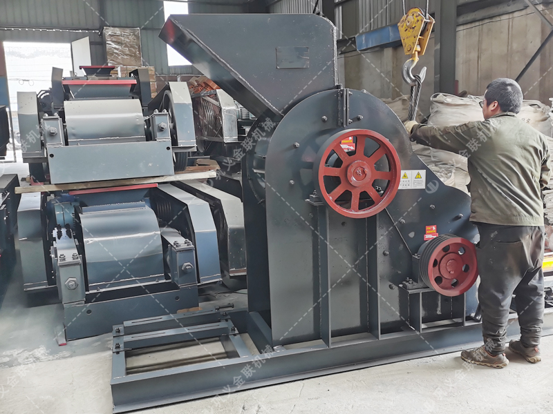 SCF1100*1000大型雙級粉碎機(jī)發(fā)貨圖片_發(fā)往甘肅平陽_破碎煤矸石